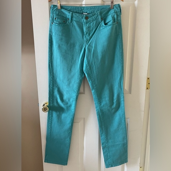 Garnet Hill Denim - Garnet Hill colored denim jeans • Women’s size 10L
